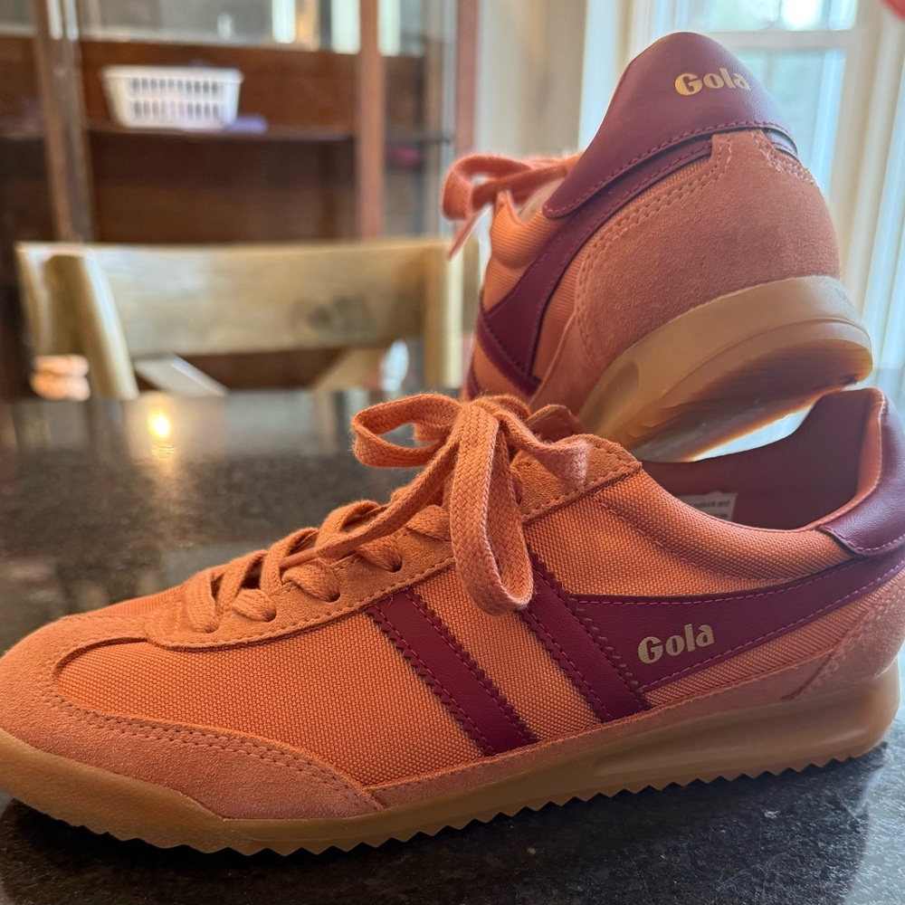 Gola Vibrant Orange and Purple Trainers